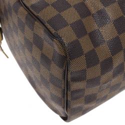 Pre Owned Louis Vuitton Damier Ebene Speedy 25