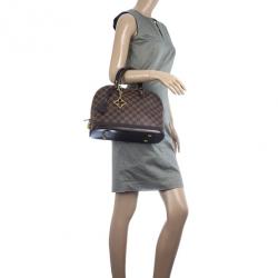 مملوكة مسبقًا Louis Vuitton Damier Ebene Alma PM and Puzzle Key Ring