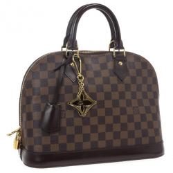 مملوكة مسبقًا Louis Vuitton Damier Ebene Alma PM and Puzzle Key Ring