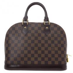 مملوكة مسبقًا Louis Vuitton Damier Ebene Alma PM and Puzzle Key Ring