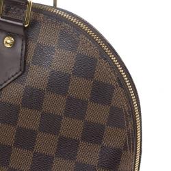 مملوكة مسبقًا Louis Vuitton Damier Ebene Alma PM and Puzzle Key Ring