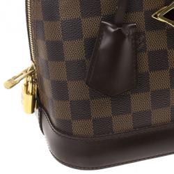 مملوكة مسبقًا Louis Vuitton Damier Ebene Alma PM and Puzzle Key Ring