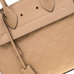 Pre Owned Louis Vuitton Dune Monogram Empreinte Leather Pont Neuf MM Bag