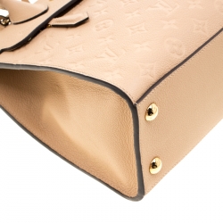 Pre Owned Louis Vuitton Dune Monogram Empreinte Leather Pont Neuf MM Bag