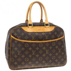 Pre Owned Louis Vuitton Monogram Deauville Boston Bag
