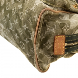 مملوكة مسبقًا Louis Vuitton Light Olive Green Monogramouflage Denim Limited Edition Jasmine Satchel