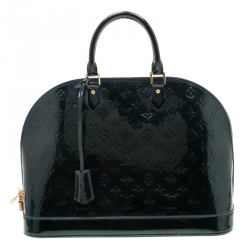 مملوكة مسبقًا Louis Vuitton Blue Nuit Monogram Vernis Alma GM Bag