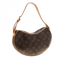 Pre Owned Louis Vuitton Monogram Canvas Croissant PM Bag