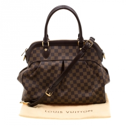 Pre Owned Louis Vuitton Damier Ebene Canvas Trevi GM Bag