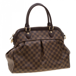 Pre Owned Louis Vuitton Damier Ebene Canvas Trevi GM Bag