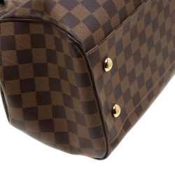 Pre Owned Louis Vuitton Damier Ebene Canvas Trevi GM Bag