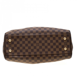 Pre Owned Louis Vuitton Damier Ebene Canvas Trevi GM Bag