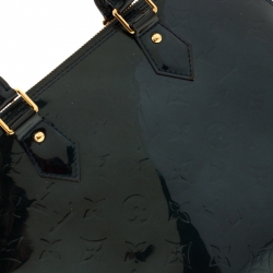 مملوكة مسبقًا Louis Vuitton Bleu Nuit Monogram Vernis Leather Alma PM Bag