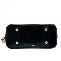 مملوكة مسبقًا Louis Vuitton Bleu Nuit Monogram Vernis Leather Alma PM Bag