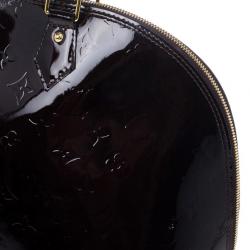 Pre Owned Louis Vuitton Monogram Vernis Amarante Alma GM