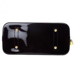 Pre Owned Louis Vuitton Monogram Vernis Amarante Alma GM