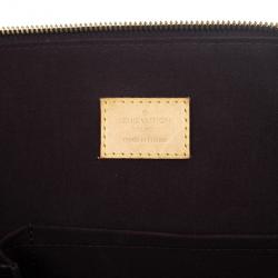 Pre Owned Louis Vuitton Monogram Vernis Amarante Alma GM