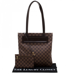 Pre Owned حقيبة لوي فيتون كليفتون كانفاس دامييه إيبين