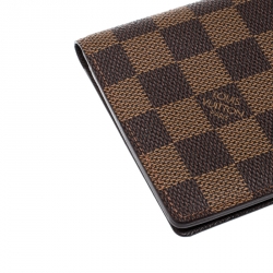 Louis Vuitton Damier Ebene Canvas Porte Valeurs Organizer Wallet