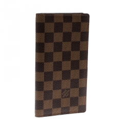 Louis Vuitton Damier Ebene Canvas Porte Valeurs Organizer Wallet