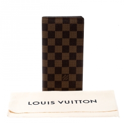 Louis Vuitton Damier Ebene Canvas Porte Valeurs Organizer Wallet