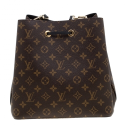 Pre Owned Louis Vuitton Monogram Canvas and Leather NeoNoe Bag