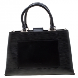 مملوكة مسبقًا حقيبة لوي فيتون كلبر جلد أيبي سوداء MM