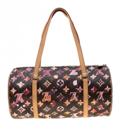 Pre Owned Louis Vuitton Monogram Canvas Watercolor Richard Prince Papillon 30 Bag