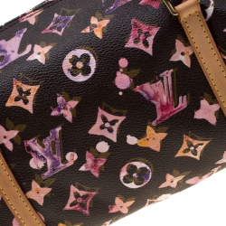 Pre Owned Louis Vuitton Monogram Canvas Watercolor Richard Prince Papillon 30 Bag