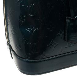 Pre Owned Louis Vuitton Petroleum Vernis Alma GM 