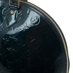 Pre Owned Louis Vuitton Petroleum Vernis Alma GM 
