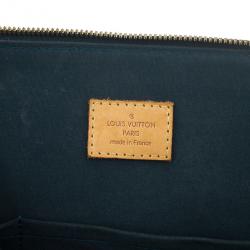 Pre Owned Louis Vuitton Petroleum Vernis Alma GM 