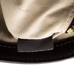 Pre Owned حقيبة يد لوي فيتون ميني لين فرانسواز مونوغرامية كاكية