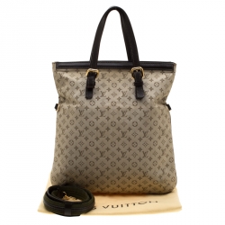 Pre Owned حقيبة يد لوي فيتون ميني لين فرانسواز مونوغرامية كاكية