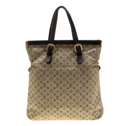 Pre Owned حقيبة يد لوي فيتون ميني لين فرانسواز مونوغرامية كاكية