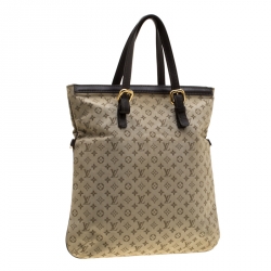 Pre Owned حقيبة يد لوي فيتون ميني لين فرانسواز مونوغرامية كاكية