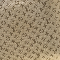 Pre Owned حقيبة يد لوي فيتون ميني لين فرانسواز مونوغرامية كاكية