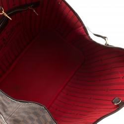 Louis Vuitton Damier Ebene Canvas Neverfull MM Bag