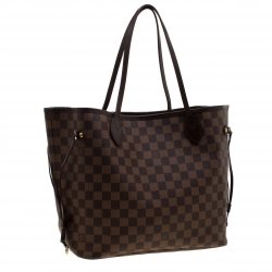 Louis Vuitton Damier Ebene Canvas Neverfull MM Bag