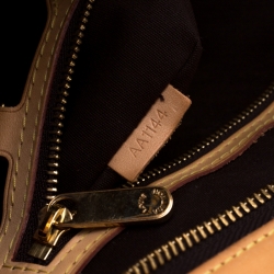 Pre Owned Louis Vuitton Amarante Monogram Vernis Brea MM Bag