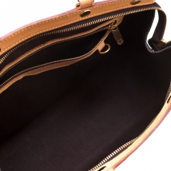 Pre Owned Louis Vuitton Amarante Monogram Vernis Brea MM Bag