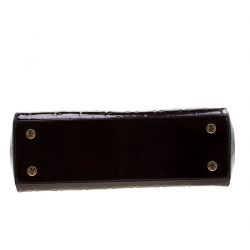 Pre Owned Louis Vuitton Amarante Monogram Vernis Brea MM Bag