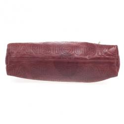 Pre Owned Louis Vuitton Burgundy Paris Souple Whisper GM Tote