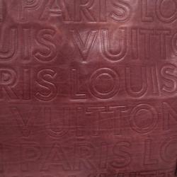 Pre Owned Louis Vuitton Burgundy Paris Souple Whisper GM Tote