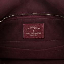 Pre Owned Louis Vuitton Burgundy Paris Souple Whisper GM Tote