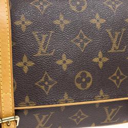مملوكة مسبقًا Louis Vuitton Pochette Marelle Brown Monogram Canvas Waits Bag
