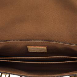 مملوكة مسبقًا Louis Vuitton Pochette Marelle Brown Monogram Canvas Waits Bag