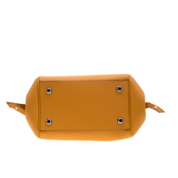 Pre Owned حقيبة لوي فيتون ميلا جلد زعفران PM