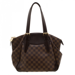 Pre Owned Louis Vuitton Damier Ebene Canvas Verona MM Bag