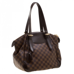 Pre Owned Louis Vuitton Damier Ebene Canvas Verona MM Bag